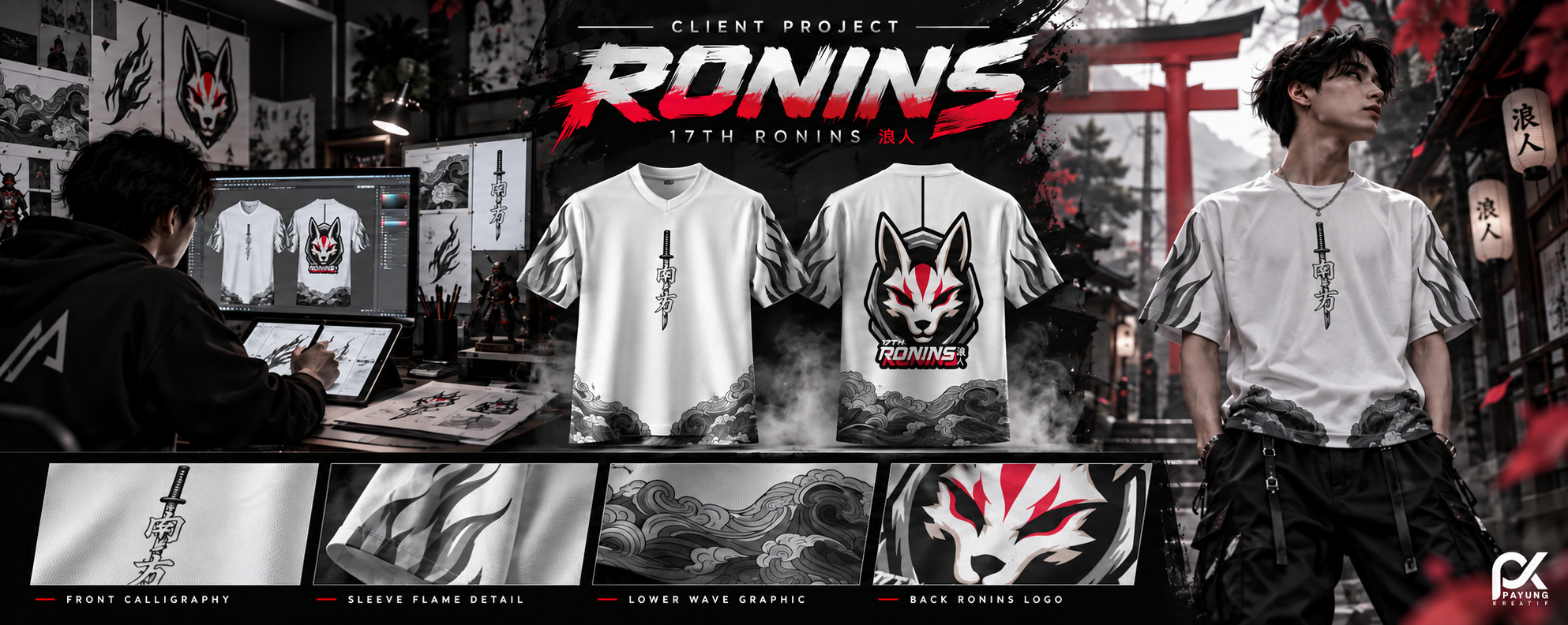 RONINS BIKERS JERSEY — BIKERS JERSEY showcase