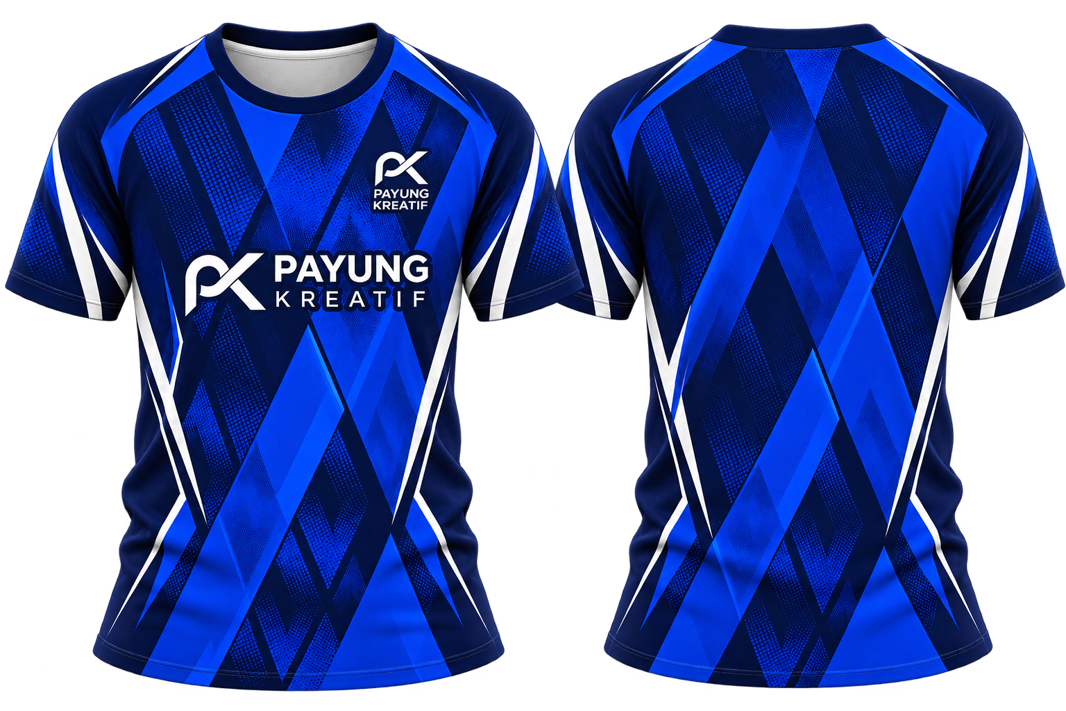 Design 14 — blue / white